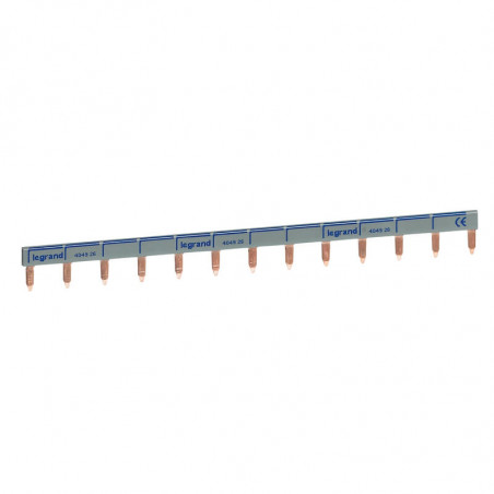 404926 Legrand - Peigne d'alimentation universel phase neutre 1P - 13 modules - Réversible - HX3