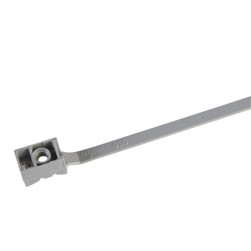 ENN47930 Schneider - Fixation instacable pour tube IRO Ø16-32 mm - Gris - Boite de 100 - Mureva Fix