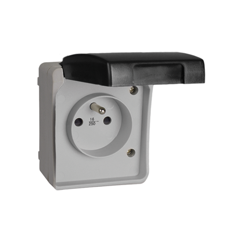 Boîtier de protection pour les prises et les connexions électriques à l' extérieur IP44