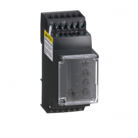 RM35TF30 Schneider - Relais de contrôle de phases multifonction - plage 220 à 480Vca - Zelio Control