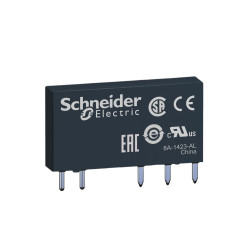 RSL1GB4BD Schneider - Relais PCB embrochable - 1OF (inverseur) - 6A bas niveau - 24VDC - Zelio RSB