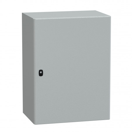 NSYS3D8640P Coffret métallique étanche IP66 - 800x600x400 - plaque fournie - Spacial S3D - Schneider Electric