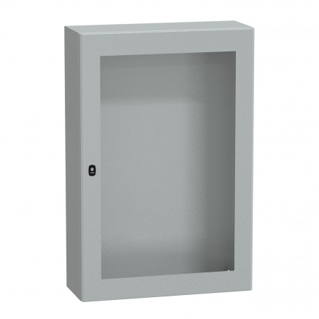 NSYS3D12830T Coffret métallique étanche IP66 - 1200x800x300 - Porte vitrée - Spacial S3D - Schneider Electric