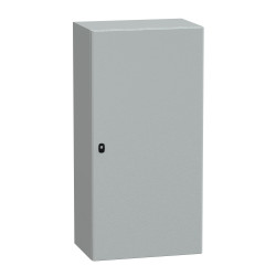 NSYS3D12640P Coffret métallique étanche IP66 - 1200x600x400 - plaque fournie - Spacial S3D - Schneider Electric