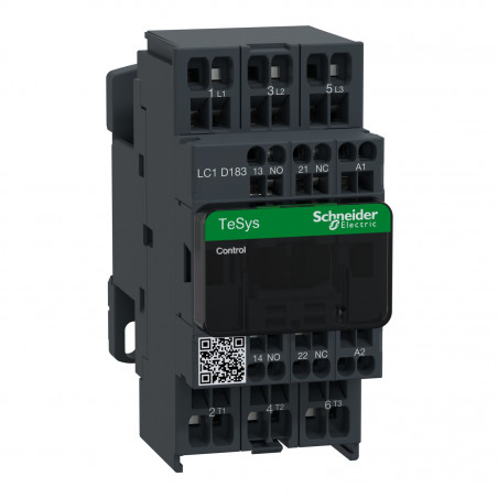 LC1D183P7 Schneider - Contacteur tripolaire - 3NO - 18A - Bobine 230Vca - Auto