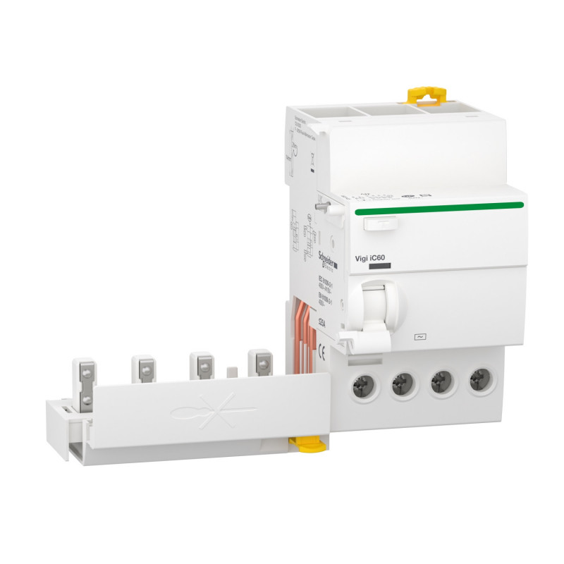 A9Q11425 - Bloc différentiel 30mA - 25A - 4P - Type AC - Schneider Vigi iC60