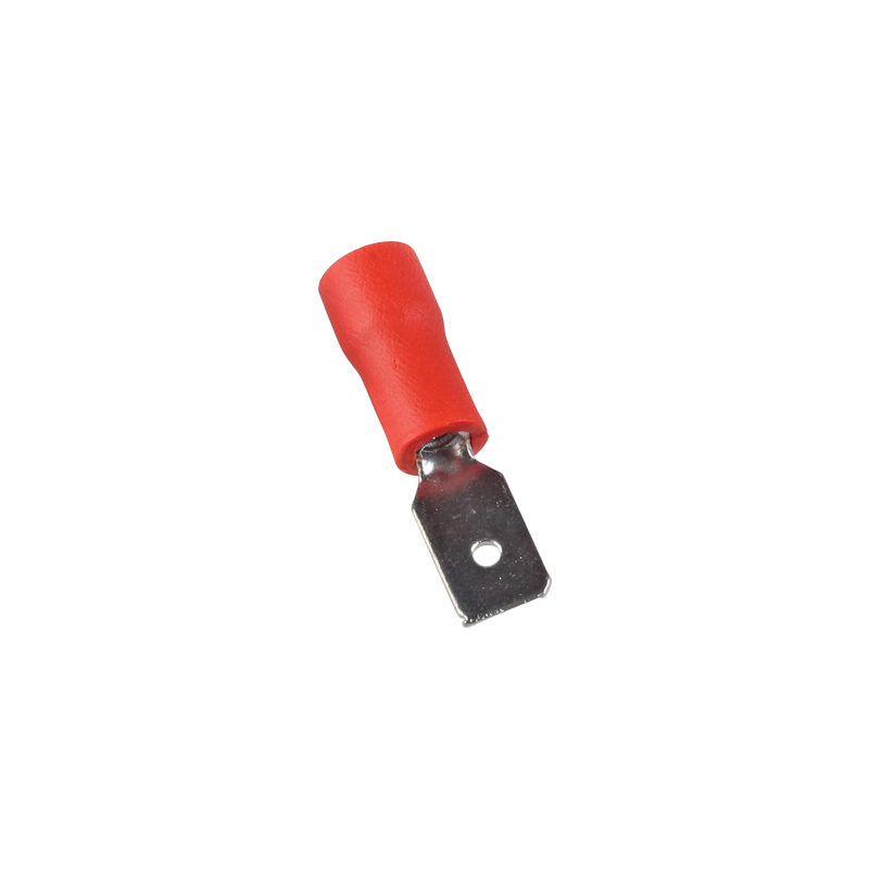 Cosse électrique Pointe 12mm rouge en sachet de 5 