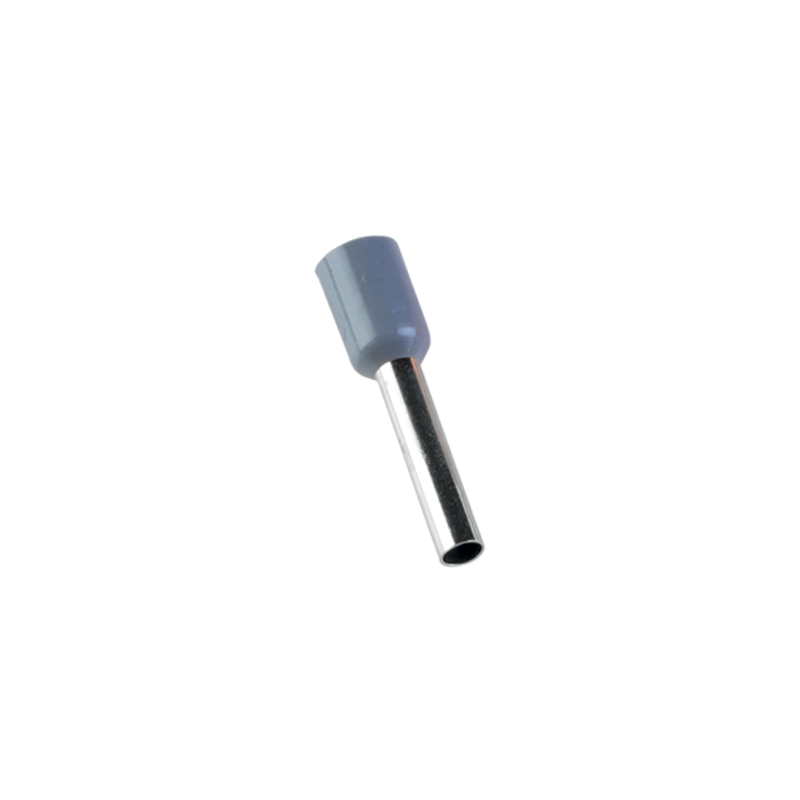 Embouts de câblage pour fil souple 2,5mm² - Gris - Pré-isolé - Sachet de 100 pces