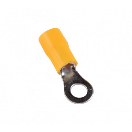 Cosse ronde à oeillet en cuivre étamé -fil 4 à 6mm² - Trou M5 - Ø 5,3mm - Cosse à sertir - 100pces