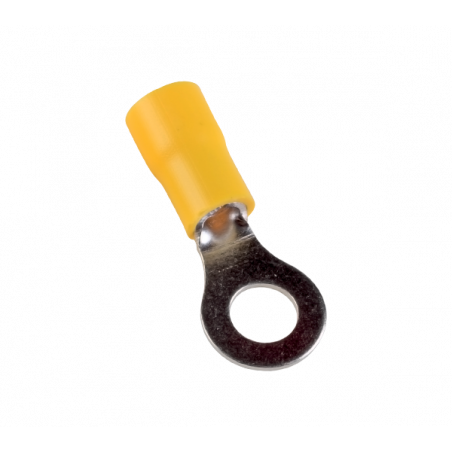 Cosse ronde à oeillet en cuivre étamé -fil 4 à 6mm² - Trou M6 - Ø6,5mm - Cosse à sertir - 100pces