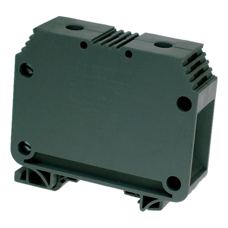 Bloc de jonction 70mm² - Borne ER70 Grise - 175A Max - Connexion à vis - Serrage clé Allen