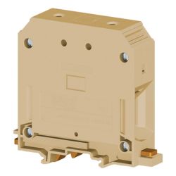 Bloc de jonction 95mm² - Borne ER95 Beige - 232A Max - Connexion à vis - Serrage clé Allen