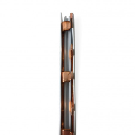 Peigne bipolaire 28x 2 modules - Pas de 18mm -section 10mm² 63A - Longueur 1m