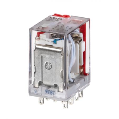 HYE41PN110DC - Relais de puissance miniature embrochable 4OF - 110Vcc - 5A - avec LED - IMO