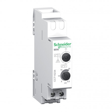 CCT15234 Schneider - minuterie 30s..20mn - contact 16A/230Vca - marche auto - Acti9 MINt