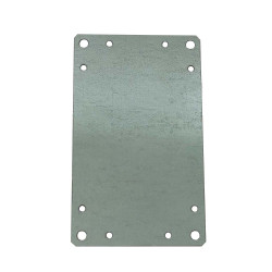 Plaque de montage tole électrozinguée pour coffret polyester  Aria 32 - 315x215
