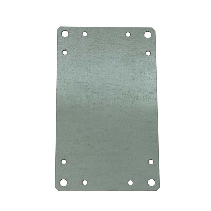 Plaque de montage tole électrozinguée pour coffret polyester  Aria 32 - 315x215