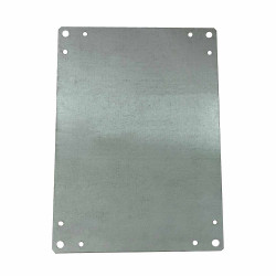 Plaque de montage tole électrozinguée pour coffret polyester  Aria 43 - 415x315