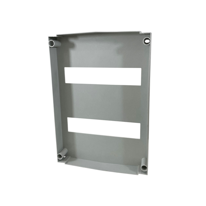 Plastron modulaire 24 modules pour coffret polyester ABB Aria 43  - 2 rangées de 12 modules