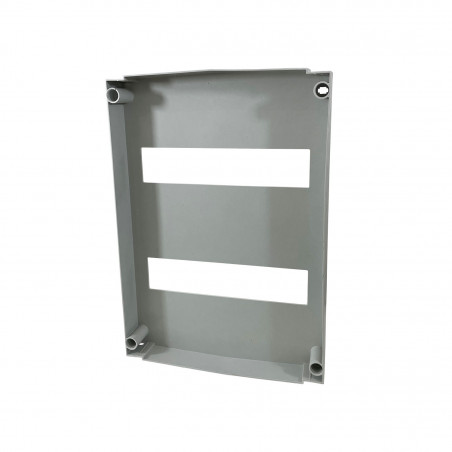 Plastron modulaire 24 modules pour coffret polyester ABB Aria 43  - 2 rangées de 12 modules