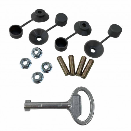 Coffret polyester ABB étanche IP66 Aria 54 - 515x415x230mm avec serrure unique 3 points