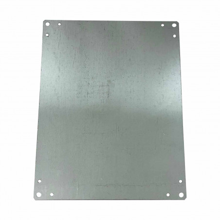 Plaque de montage tole électrozinguée pour coffret polyester  Aria 54 - 515x415