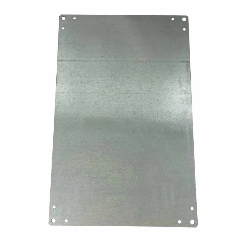 Plaque de montage tole électrozinguée pour coffret polyester  Aria 64 - 615x415
