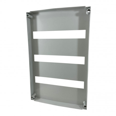 Plastron modulaire 54 modules pour coffret polyester ABB Aria 64 - 3 rangées de 18 modules