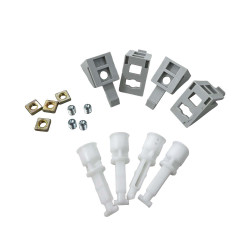Plastron modulaire 54 modules pour coffret polyester ABB Aria 64 - 3 rangées de 18 modules