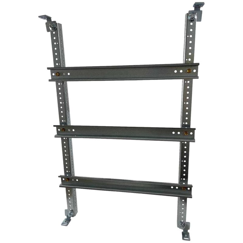 Chassis modulaire 54 modules pour coffret polyester ABB Aria 64 - 3 rangées de 18 modules