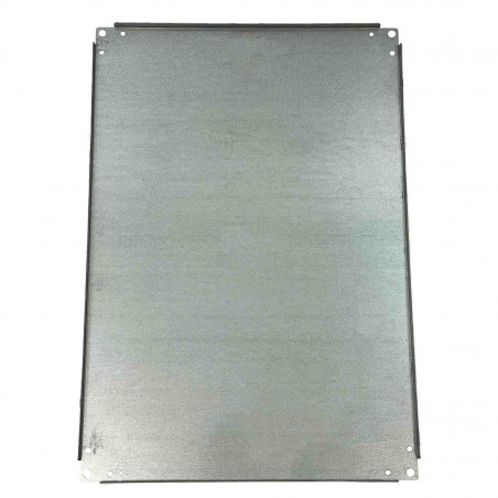 Plaque de montage tole électrozinguée pour coffret polyester  Aria 75 - 735x535