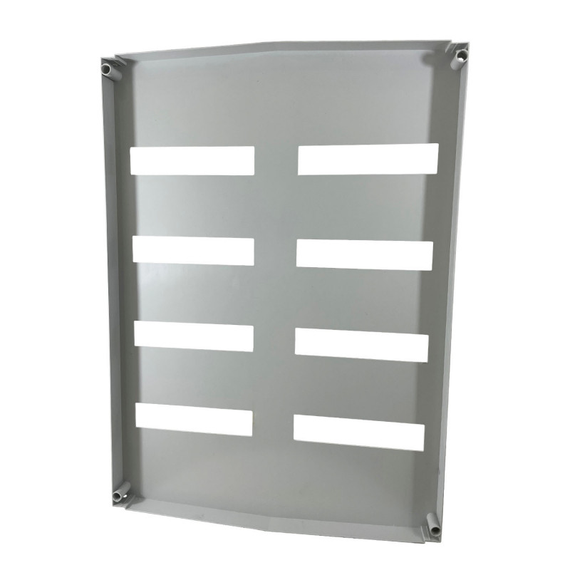 Plastron modulaire 112 modules pour coffret polyester ABB Aria 86 - 5 rangées de 2x 18 modules