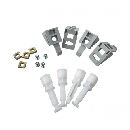 Plastron modulaire 112 modules pour coffret polyester ABB Aria 86 - 5 rangées de 2x 18 modules