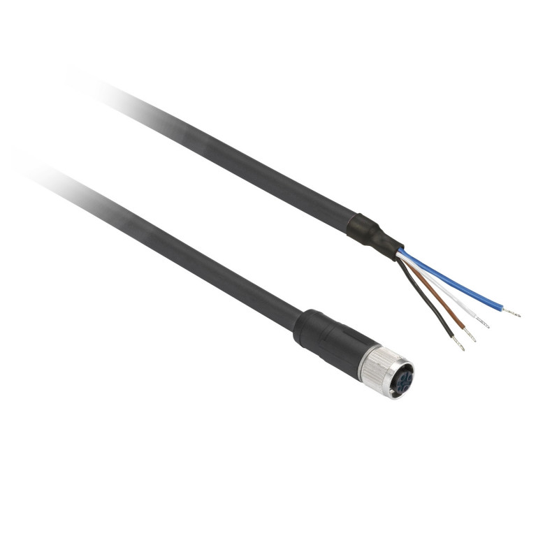 XZCP0941L5 Schneider OsiSense XZ - connecteur pré-câblé - droit femelle - M8 - 4 broches