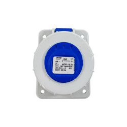 Prise française étanche IP67 raccordement à vis - 2P+T 16A 220V -IDE