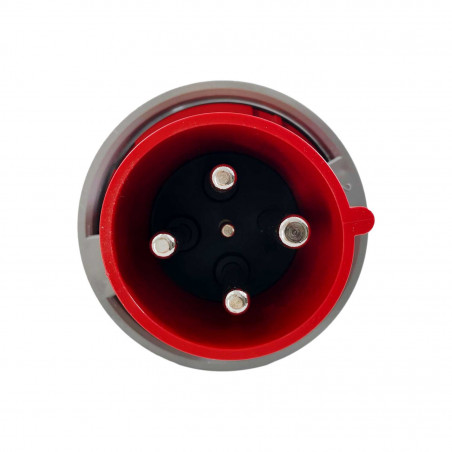 Fiche male 63A triphasé 3P+T - Étanche IP67 - IDE