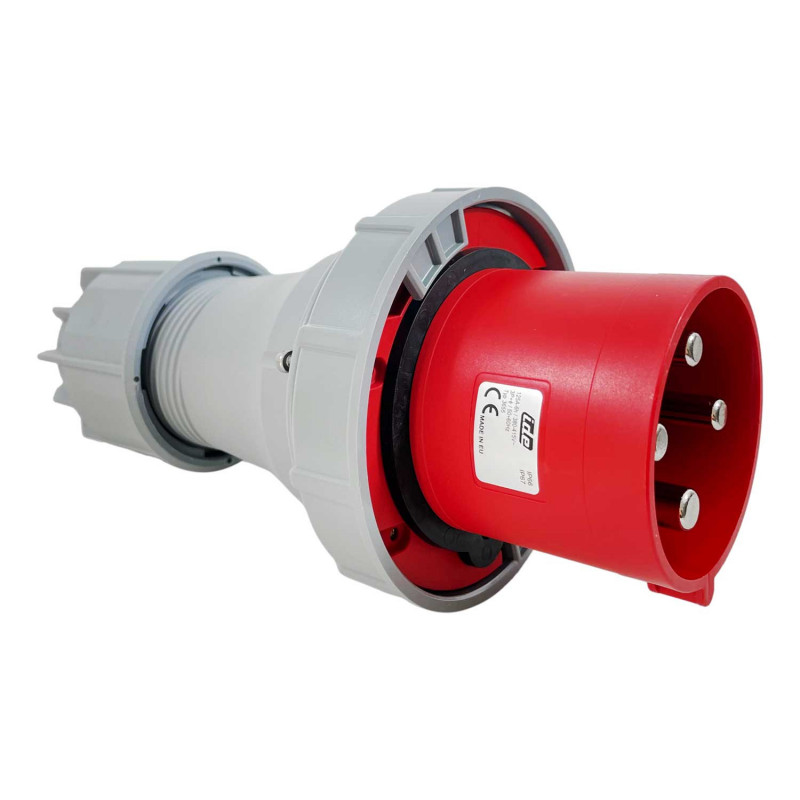 Prise hypra triphasé 125A 3P+T - Étanche IP67 - IDE