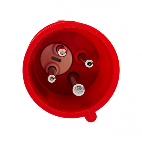 Prise inverseur de phase triphasé 16A 3P+T 380V - 4 broches - Étanche IP44 - IDE