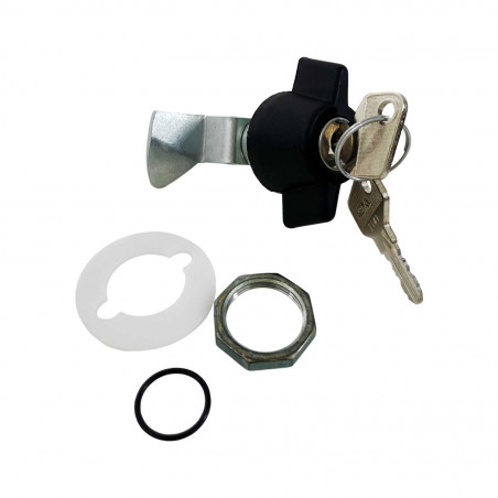 29231 IDE Serrure pour coffret polyester IDE équipée d'une clé Keya T141