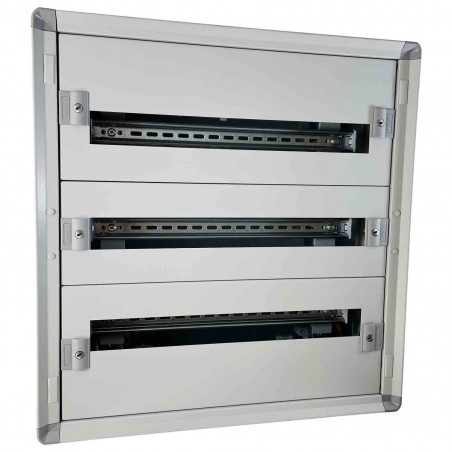 020003 Legrand - Tableau électrique tertiaire 72 modules - 3 rangées de 24 modules - XL3 160