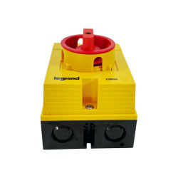 022600 - Interrupteur de proximité Legrand 3P 25A - Boitier jaune étanche IP65