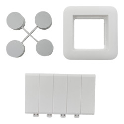 401611 Legrand Coffret de distribution XL3 125 - 1 rangée de 18 modules - Montage en saillie