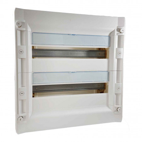 401612 Legrand Coffret de distribution XL3 125 - 2 rangées de 18 modules - Montage en saillie
