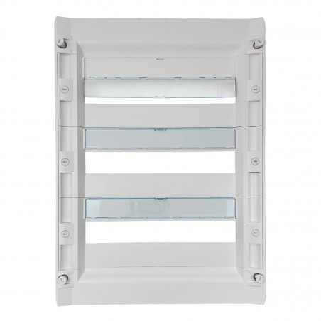 401613 Legrand Coffret de distribution XL3 125 - 3 rangées de 18 modules - Montage en saillie