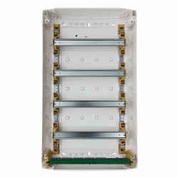 401614 Legrand Coffret de distribution XL3 125 - 4 rangées de 18 modules - Montage en saillie