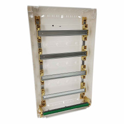 401614 Legrand Coffret de distribution XL3 125 - 4 rangées de 18 modules - Montage en saillie