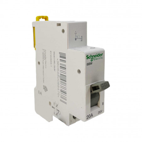 A9E18070 Schneider - commutateur électrique  2 positions 1 contact inverseur "OF" - 20A - Acti9 iSSW