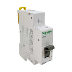 A9E18073 Schneider - Commutateur 3 positions 1 contact inverseur "OF" 20A - Acti9 iSSW