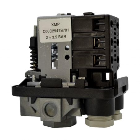 XMPC06C2941S701 Telemecanique Pressostat 230V mono OU 380V triphasé - 0 à 6 bars - étanche IP44