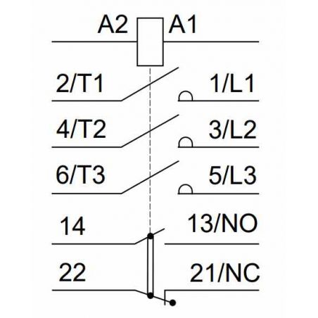 LC1D50AF7 Schneider - Contacteur tripolaire - 3NO - 50A - Bobine 110Vca - Everlink et auto - Tesys LC1D50